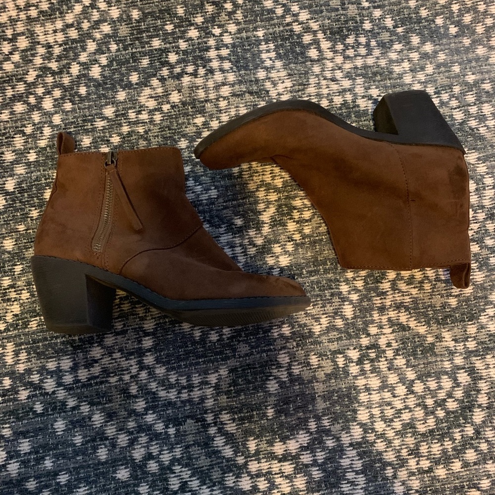 Brown booties
